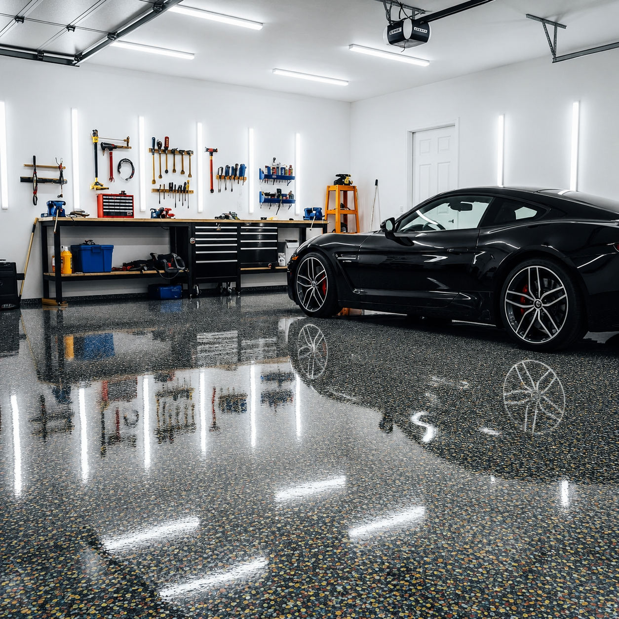 Garage epoxy coating image